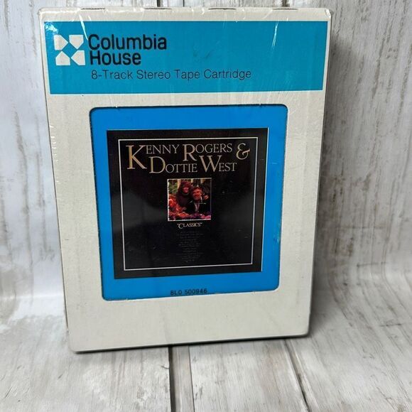 Kenny Rogers & Dottie West Classics 8 Track 8LO 500946 Columbia House NEW - Picture 1 of 4